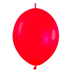 Pack de 100 Globos Link o Loon Rojos 12 cm - Balloonia