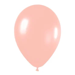 Pack de 50 Globos Melocotón Mate 30 cm