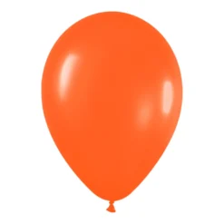 Pack de 10 Globos Naranja Mate 30 cm
