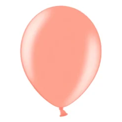 Pack de 10 Globos Oro Rosado Metalizado 30 cm