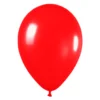 Pack de 100 Globos Rojo Metalizado 12cm