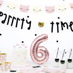 Pack de 10 Pajitas de Papel Blancas con Lunares Negros