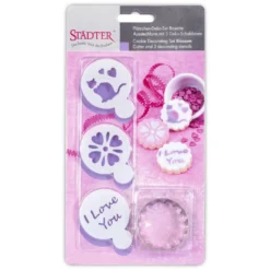 Pack Galletas con Stencils y Cortador