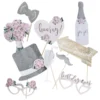 Pack de 10 Artículos de Photocall para Bodas Tonos Pastel