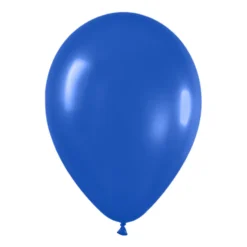 Pack de 50 globos azul real mate