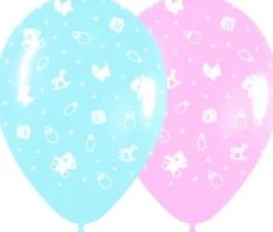 Pack de 10 globos Colores Pastel Bebé 13 cm