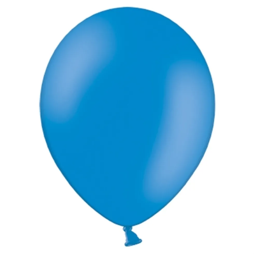 Pack de 10 Globos de Látex Azul Celeste Pastel