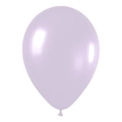 Pack de 10 globos de látex lila pastel