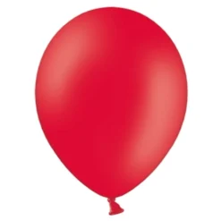 Pack de 10 Globos de Látex Rojo Pastel