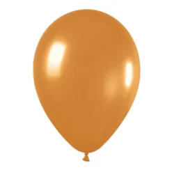 Pack de 12 Globos Dorado Metalizado 30 cm