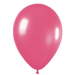 Pack de 12 Globos Fucsia Mate 30 cm