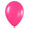 Pack de 12 Globos Fucsia Metalizado 30 cm