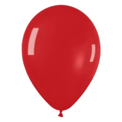 Pack de 50 globos rojo cristal