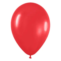 Pack de 12 Globos Rojo Mate 30 cm