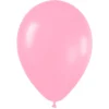 Pack de 100 Globos Rosa Chicle Mate 12cm