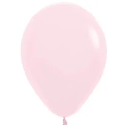 Pack de 50 Globos Rosa Pastel Mate 30 cm