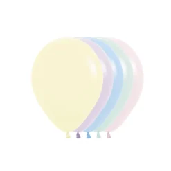 Pack de 100 Globos Surtidos Pastel 12 cm