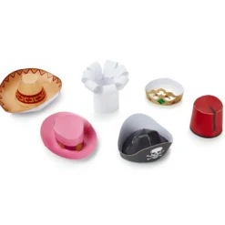 Pack de 6 Mini Sombreros de Fiesta Adultos