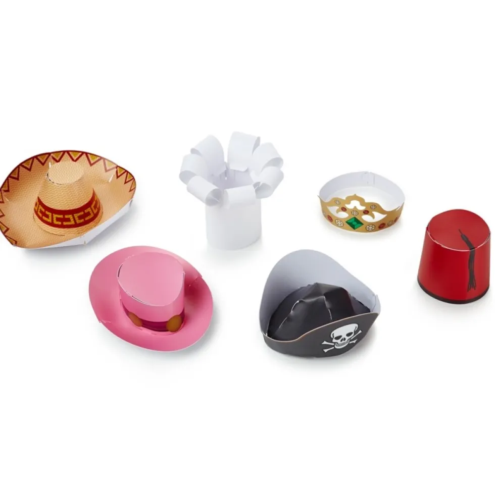 Pack de 6 Mini Sombreros de Fiesta Adultos