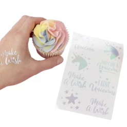 Pack de 16 Tatuajes Temporales Iridiscentes Make a Wish