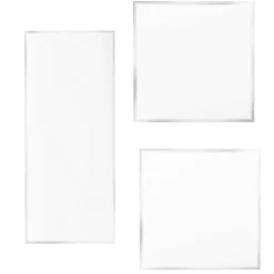 Pack 2 Discos Acrílicos Cuadrados Bordes Perfectos 20,5 cm + Scrapper Alisador