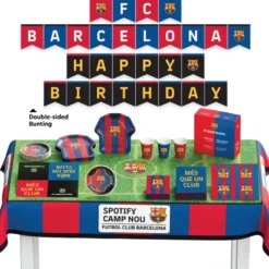 Pack Fiesta Cumpleaños FC Barcelona 44 piezas