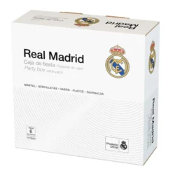 Pack Fiesta Cumpleaños Real Madrid 44 piezas