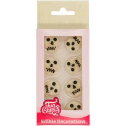 Pack 8 Figuras Decorativas de Azúcar Calaveras