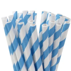 Pajitas para Cake Pops y Bebidas Sky Blue