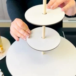 Palos de Madera para Tartas de Pisos 30 cm 2 ud - En Papiers