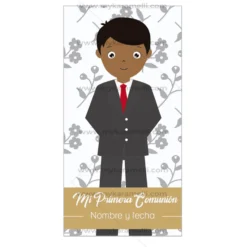 Papel de Azúcar Comunión Niño Modelo L Rectangular