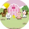 Papel Comestible Animales de la Granja de 20 cm