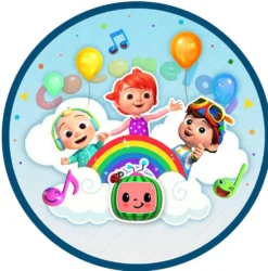 Papel Comestible 20 cm Cocomelon