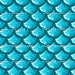 Papel Comestible Escamas Sirena A