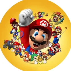 Papel Comestible Mario Bros 20 cm