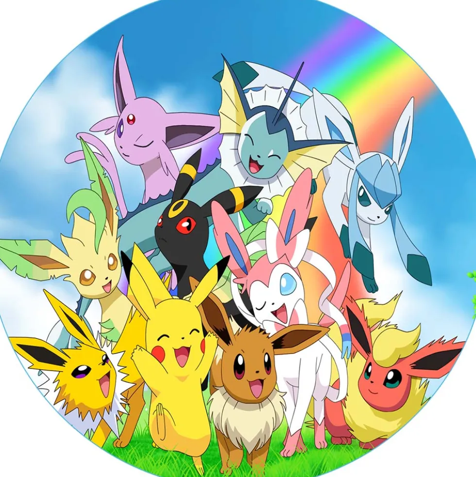 Papel Comestible Pokémon Mod A 20 cm