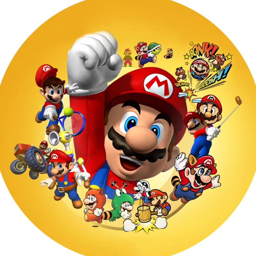 Papel de Oblea Mario Bros 20 cm