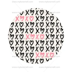 Papel de Oblea San Valentín Modelo E 15 cm