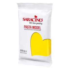Pasta de modelar Saracino - amarilla 250 g
