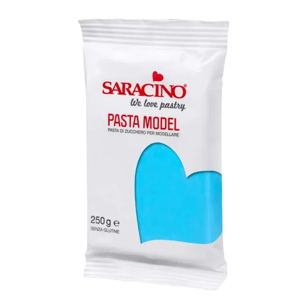 Pasta de modelar Saracino - azul claro 250 g