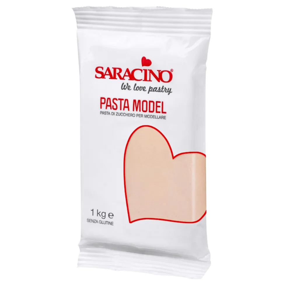 Pasta de modelar Saracino - beige rosado 1 Kg