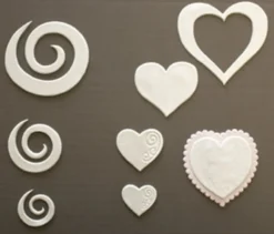 Patchwork cutter Swirls & Hearts
