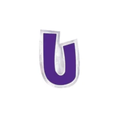 Pegatina para Globos Letra U Morado