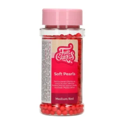 Perlas de Azúcar Blandas Rojas 60 gr