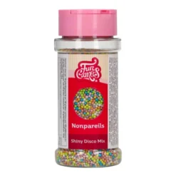 Perlas de Azucar Nonpareils - Shiny Disco 80 gr - Funcakes