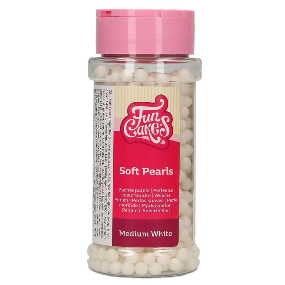 Perlas Blandas Blancas 60 gr Funcakes