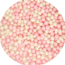 Perlas Blandas Rosas y Blancas 60 gr - Funcakes