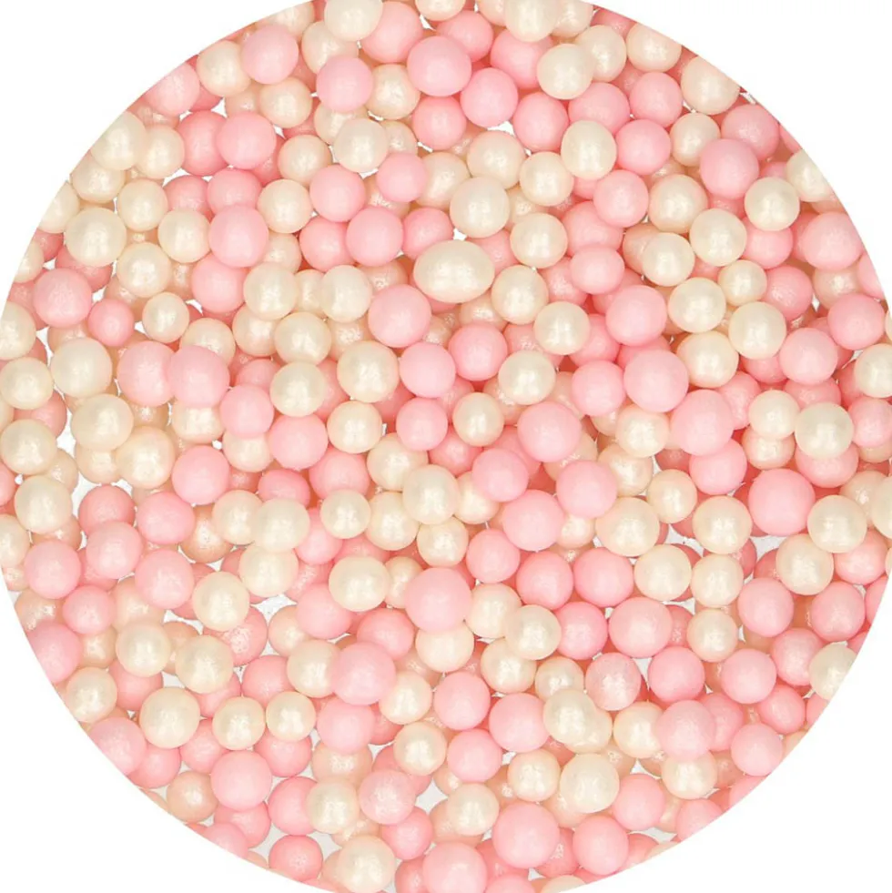 Perlas Blandas Rosas y Blancas 60 gr - Funcakes