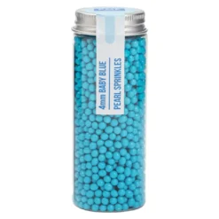Perlas de Azúcar Azul Bebé 4 mm 74 gr