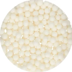 Perlas de Azúcar Blanco Brillante 7 mm - Funcakes